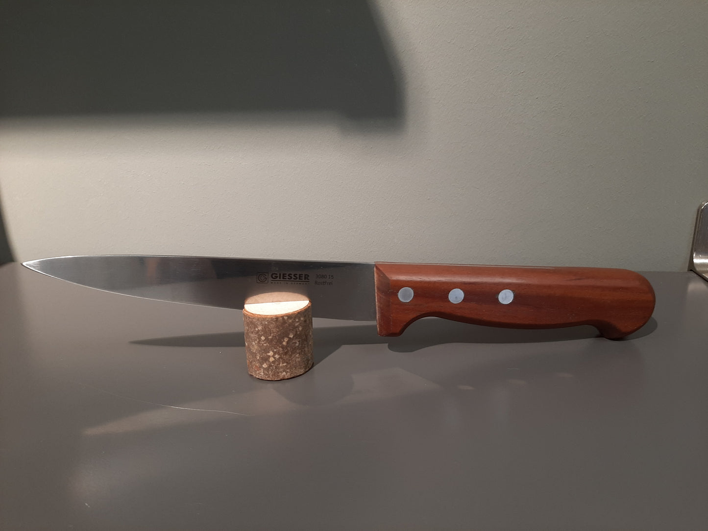 A3080 15 - Giesser Stechmesser mit Holzgriff