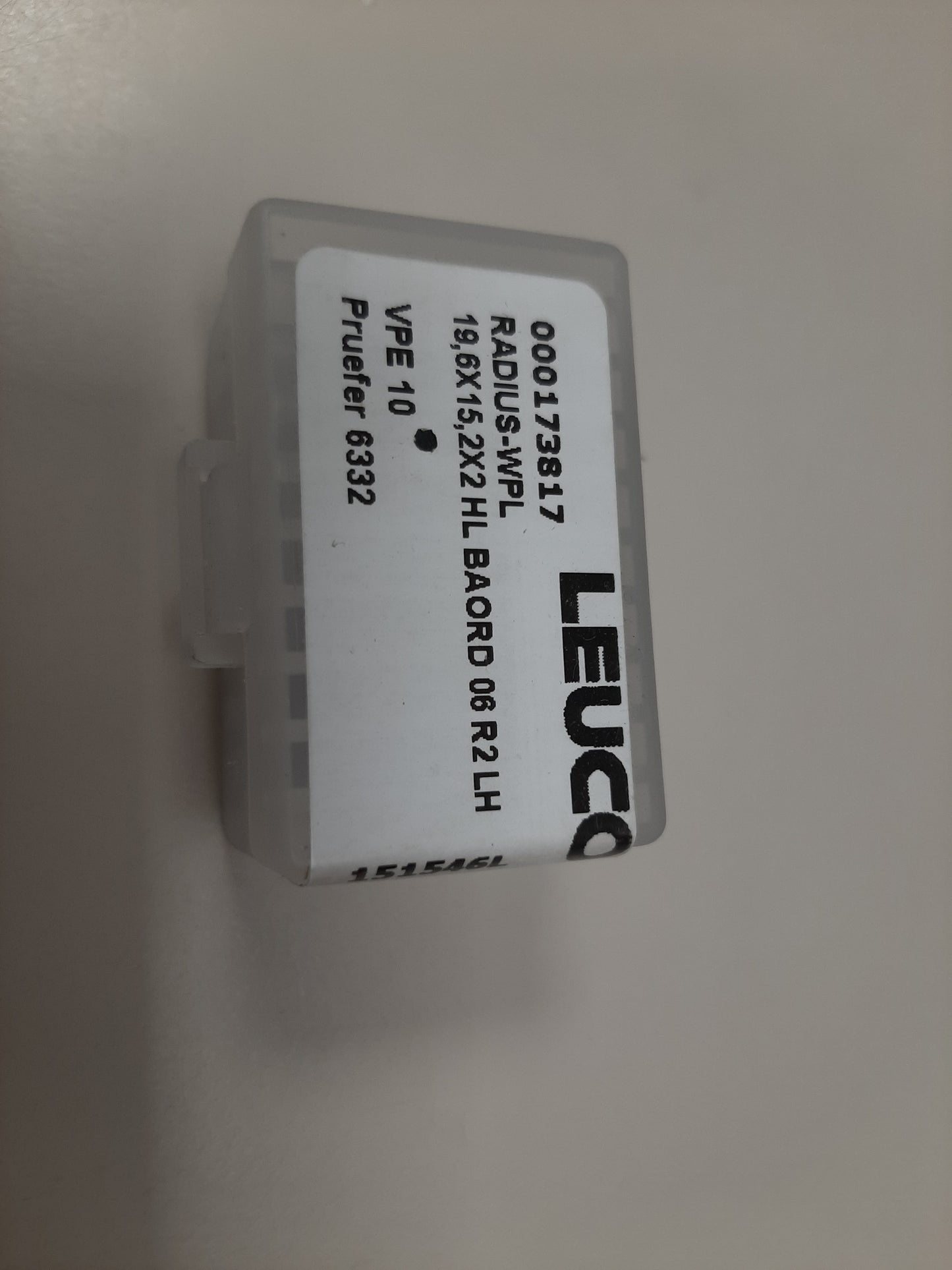 173817 - 10 Stk. Wendeplatte 19,5x15,2x2 R2 LH