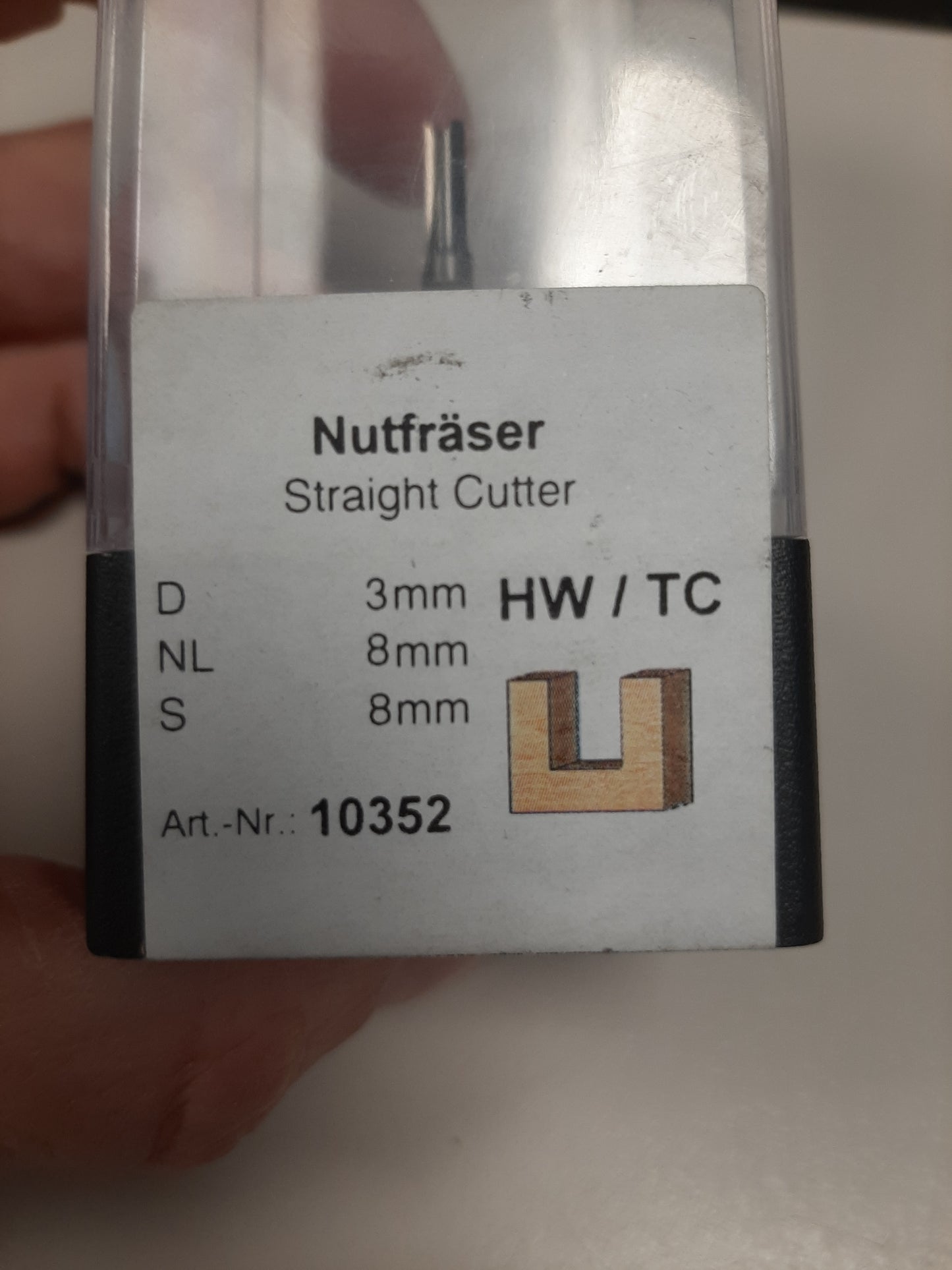 10352 - HM-Nutfräser Ø3mm