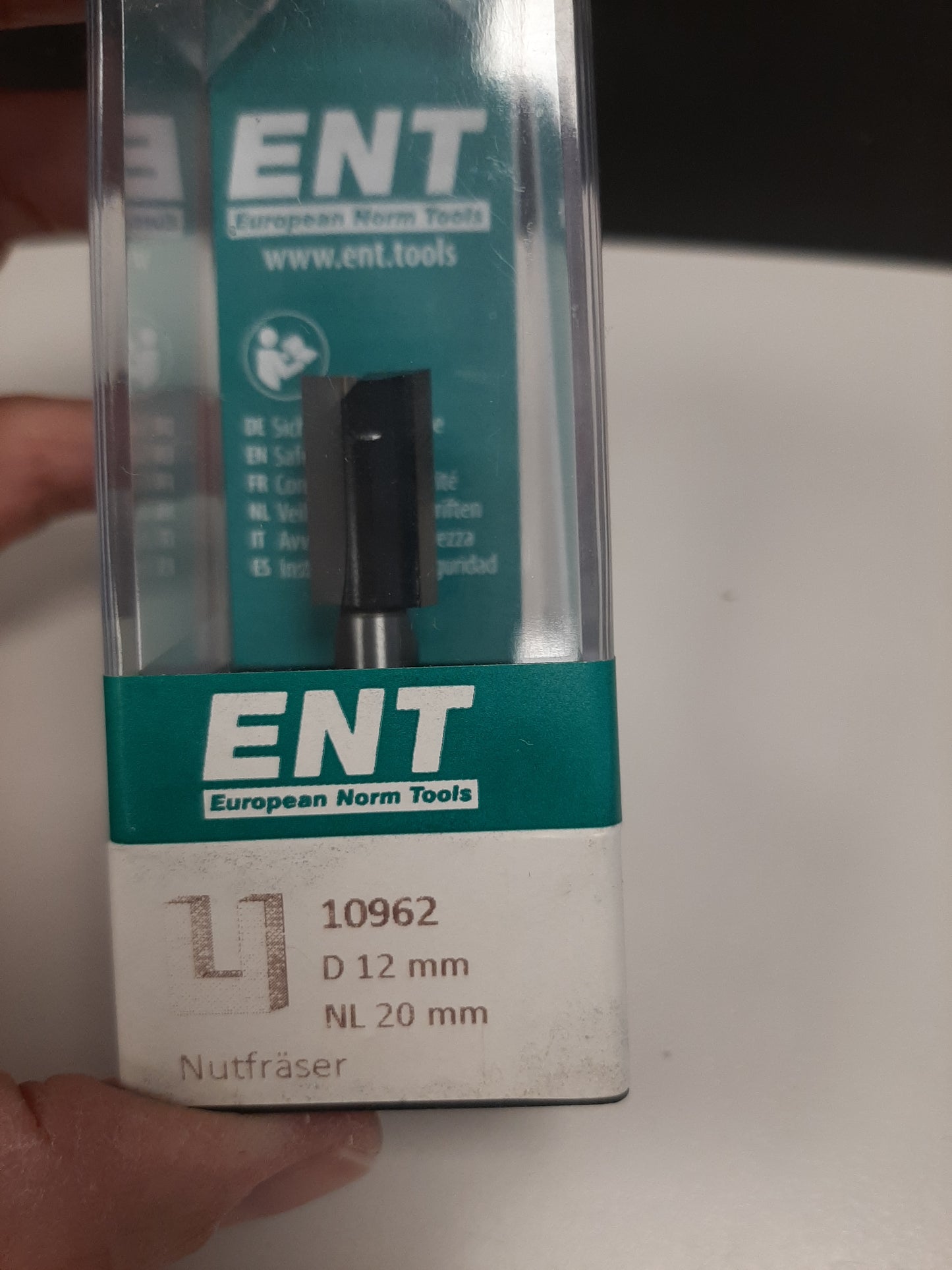 10962 - HM-Nutfräser Ø12mm mit Grundschneide