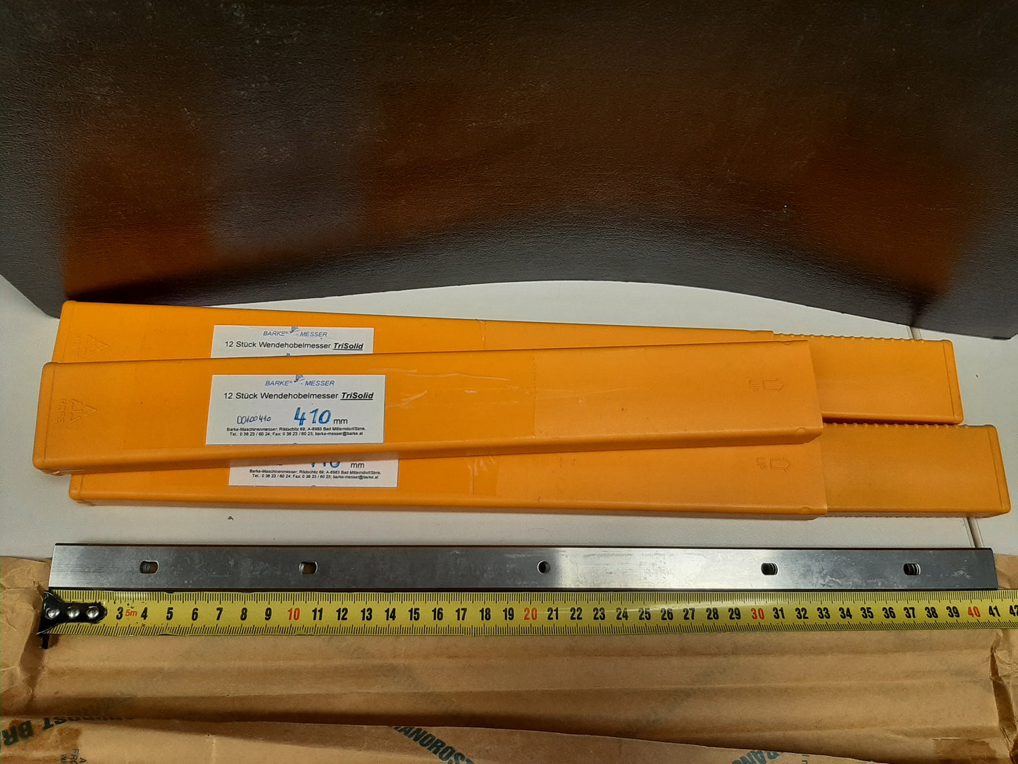 00100410 - Wendehobelmesser TriSolid 410mm