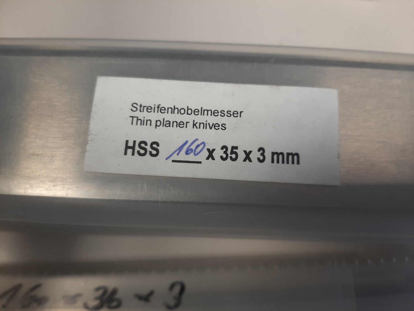 Streifenhobelmesser HSS