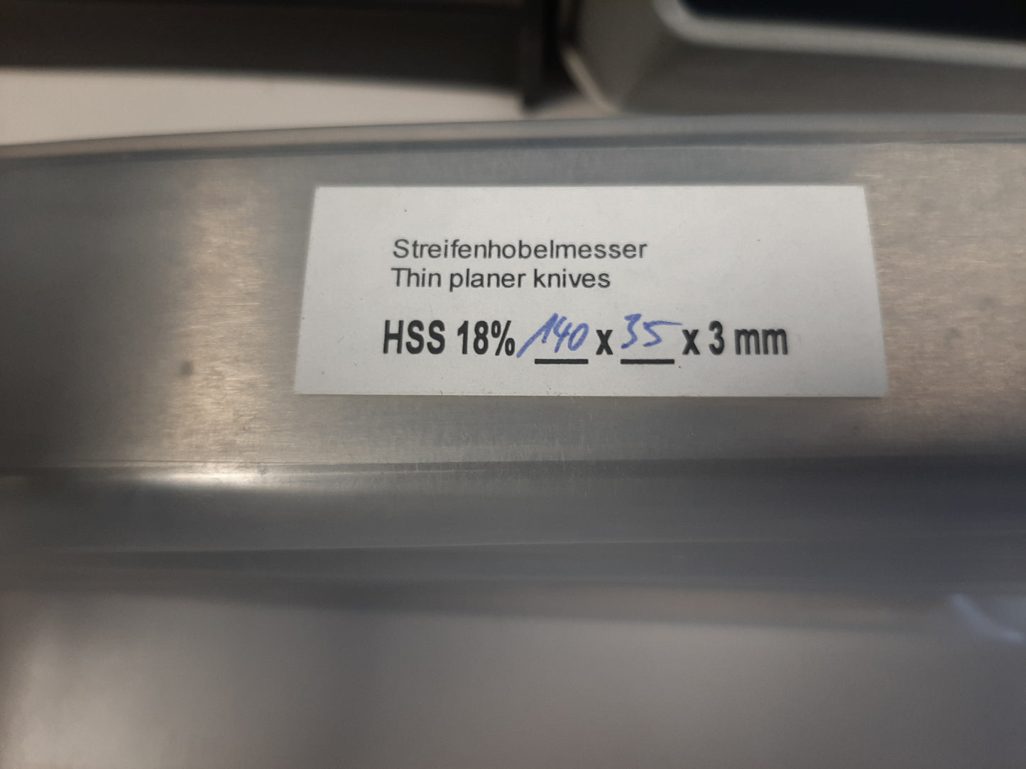 Streifenhobelmesser HSS