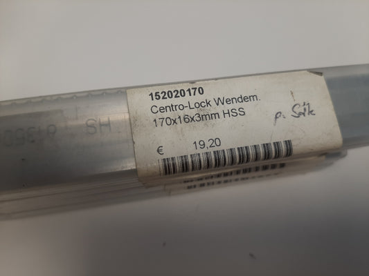 Wendehobelmesser Centro-Lock 170mm