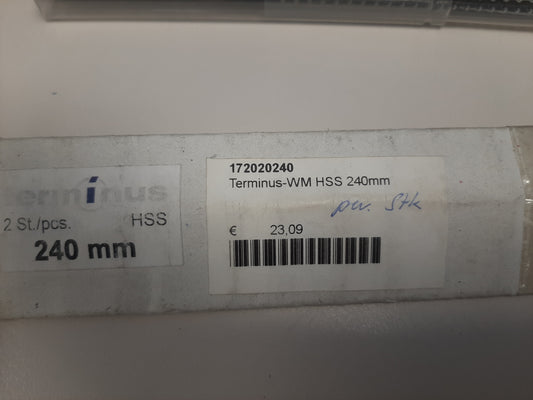 Wendehobelmesser Terminus HSS 240mm