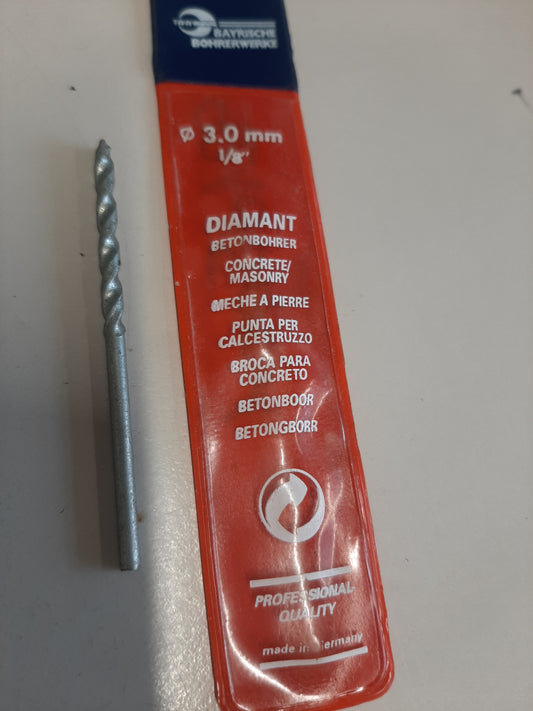 Betonbohrer Ø3mm DIAMANT