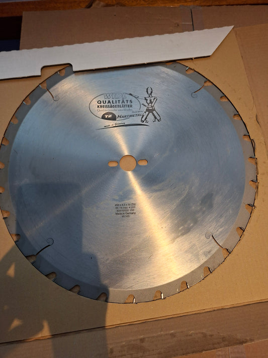 HM-Kreissägeblatt Ø450mm Z32 Baukreissäge