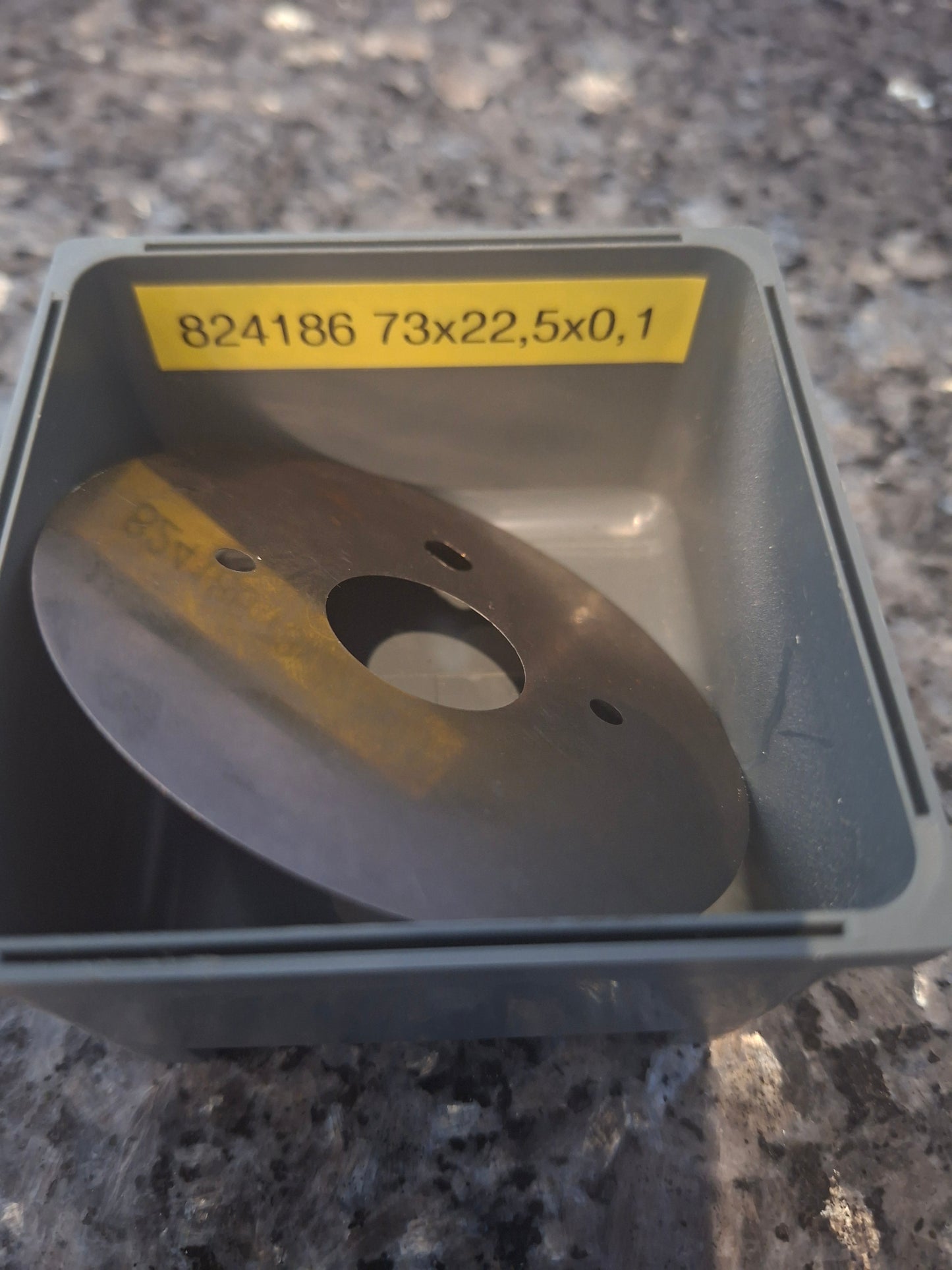 Zwischenringe für Fräser 73x22,5mm mit 2 Nebenlöchern