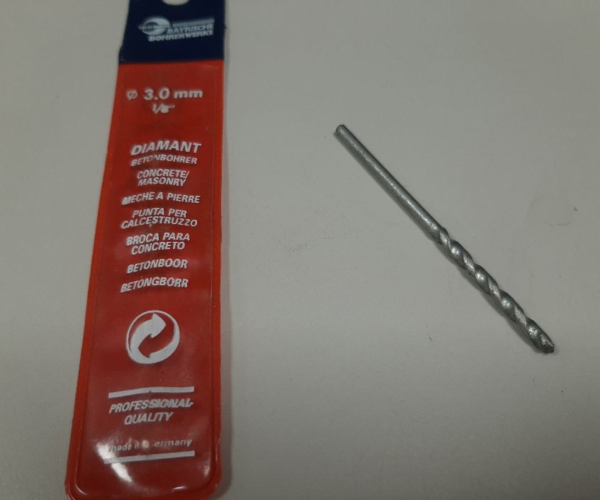 Betonbohrer Ø3mm DIAMANT